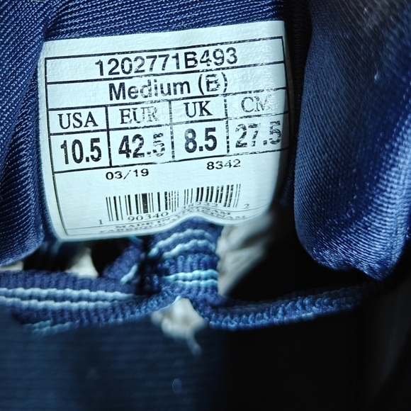 Brooks Ghost 11 Running Walk Athletic Navy/Grey/Teal Womens Shoe Size 10.5 - Picture 9 of 9